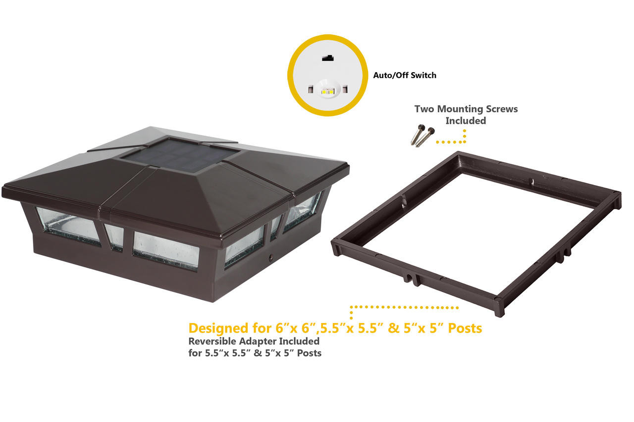 Oxford Large Solar Post cap DeckExpressions