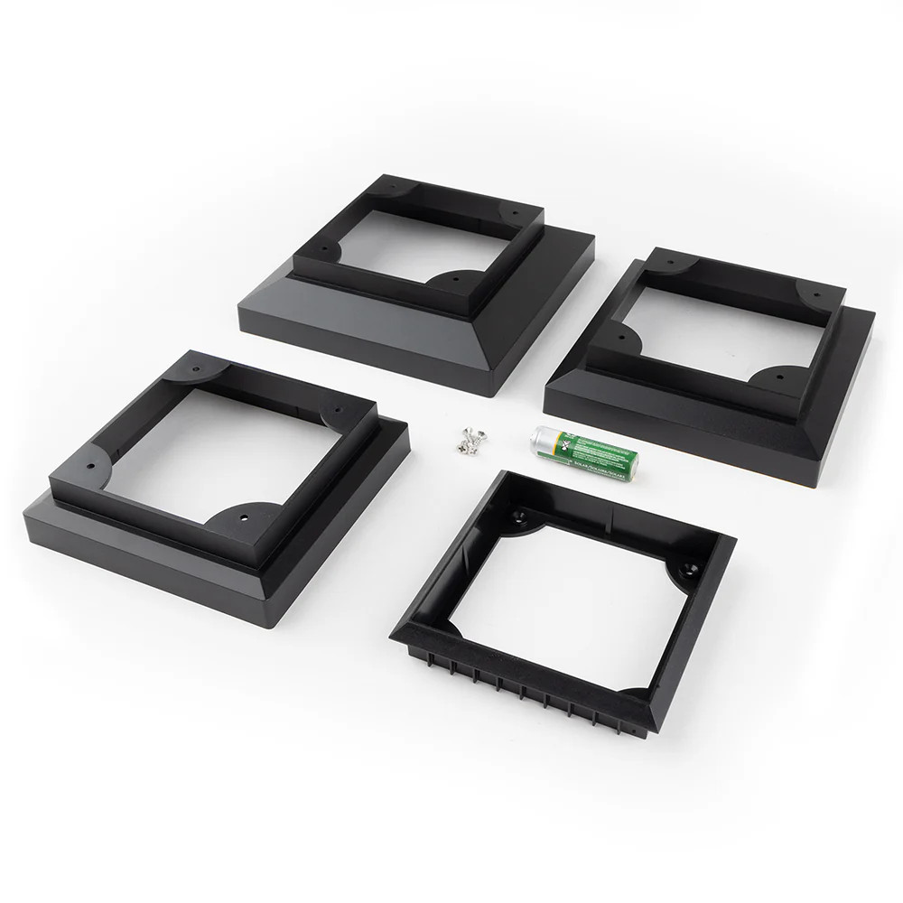 Omni solar post cap by Deckorators