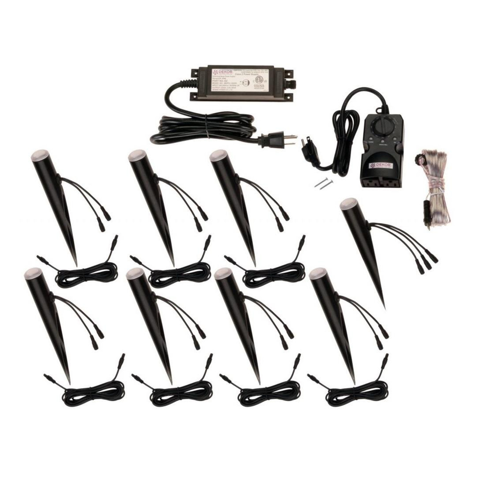 Low Voltage Lighting Kits includes everything needed to install