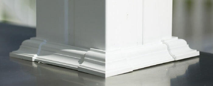 4x6 Post Skirt Adjustable Trim Base by RDI