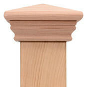 Federal Nantucket cedar post caps DeckExpressions