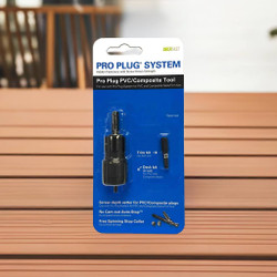 Countersinking Pro Plug for PVC or Composite Decking