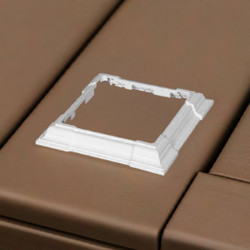 4-Piece Adjustable Vinyl Post Skirt by Durables