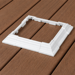 4-PIECE ADJUSTABLE VINYL POST SKIRT