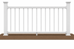 COMPOSITE RAILING-SQUARE OR ROUND BALUSTERS