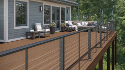 Continuous Top Rail For ALX Cable by Deckorators 