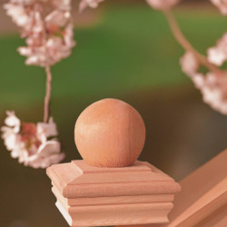 Newport Ball Post Cap by Deckorators