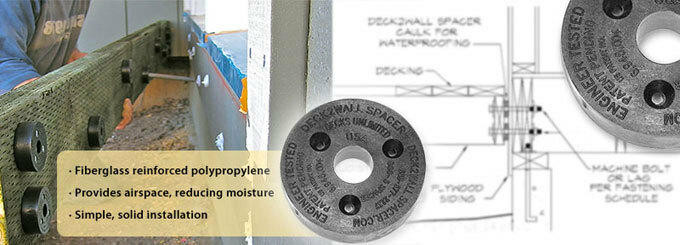 Deck to Wall Spacer Keep Ledger Dry! DeckExpressions