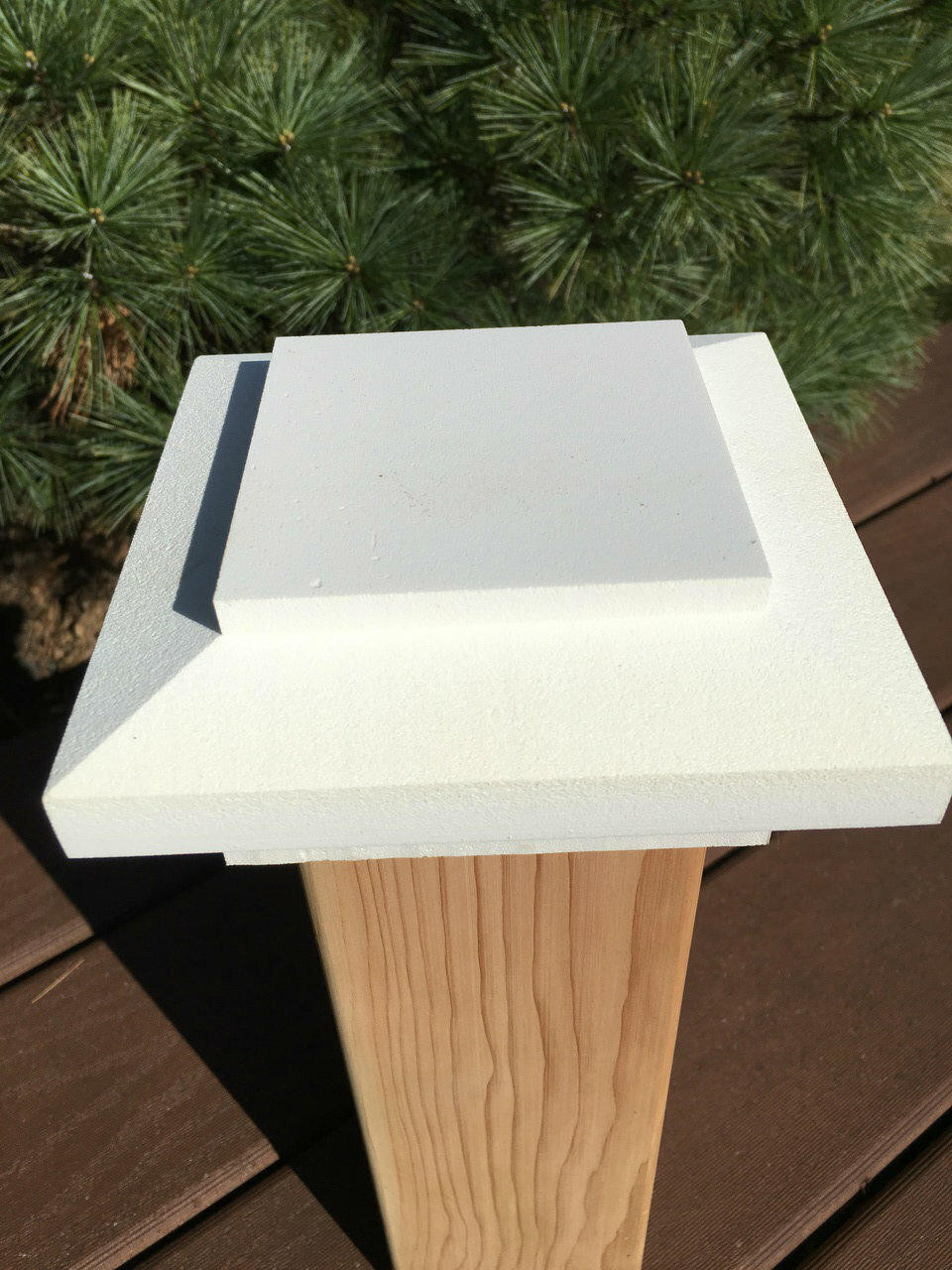 Azek Flat Top Post Cap