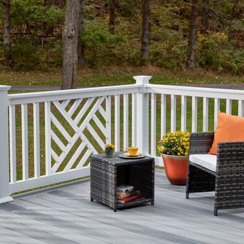 RDI Finyl Line Decorative Vinyl Railing Panel by RDI