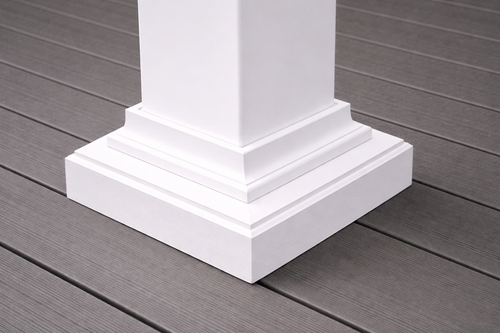 Island Base Post Trim with Bottom Dressing