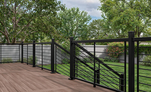 AVALON HORIZONTAL ALUMINUM ROD RAILING