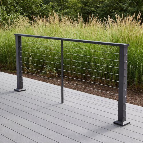 ALX Contemporary Continuous Top Rail Brackets