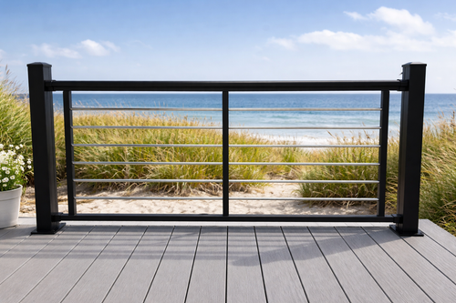 Valcor Horizontal Aluminum Railing