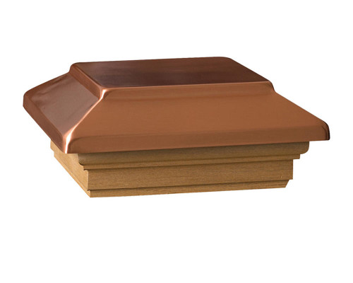 Deckorators Plateau Copper Post Caps