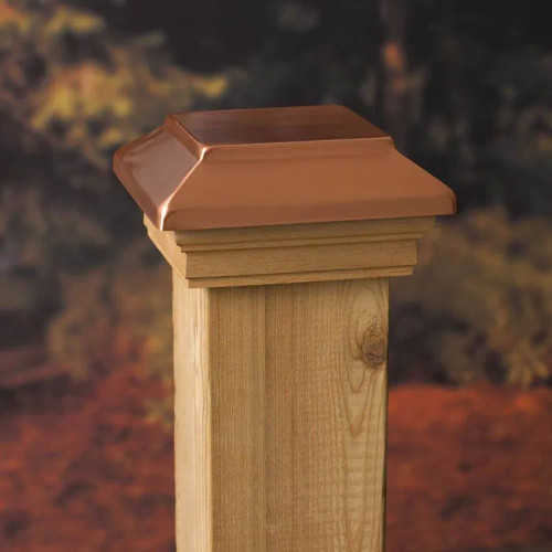 Plateau Copper Post Cap
