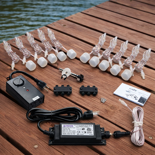 Round Waterproof LED Deck Dot Light Kit
