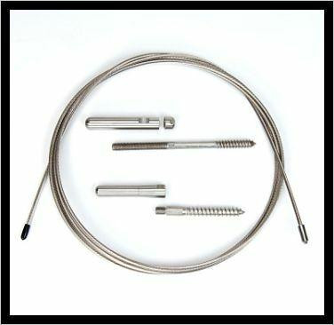 Rail FX 300 Series cable rail | Inside wood connection