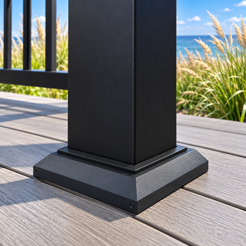 Accents Aluminum Post Base Trim