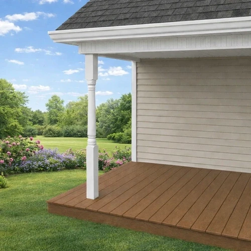 Structural Porch Posts With Vinyl Sleeve and Mounting Kit