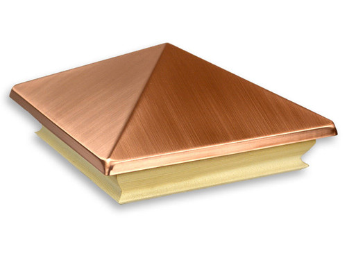Cb Pyramid Caps Woodway metal pyramid post caps available | Deckexpressions.com