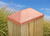 4" x 6" Copper Post Point Post Cap