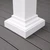Island Base Post Trim with Bottom Dressing