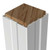 RDI 4 - Piece Vinyl Post Wrap for 6x6 Posts by RDI
