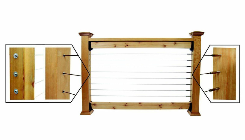 Rail FX 601 series cable rail system | Deck Expressions