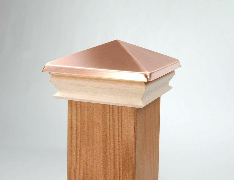 Metal Pyramid Post Caps - Thumbnail 2