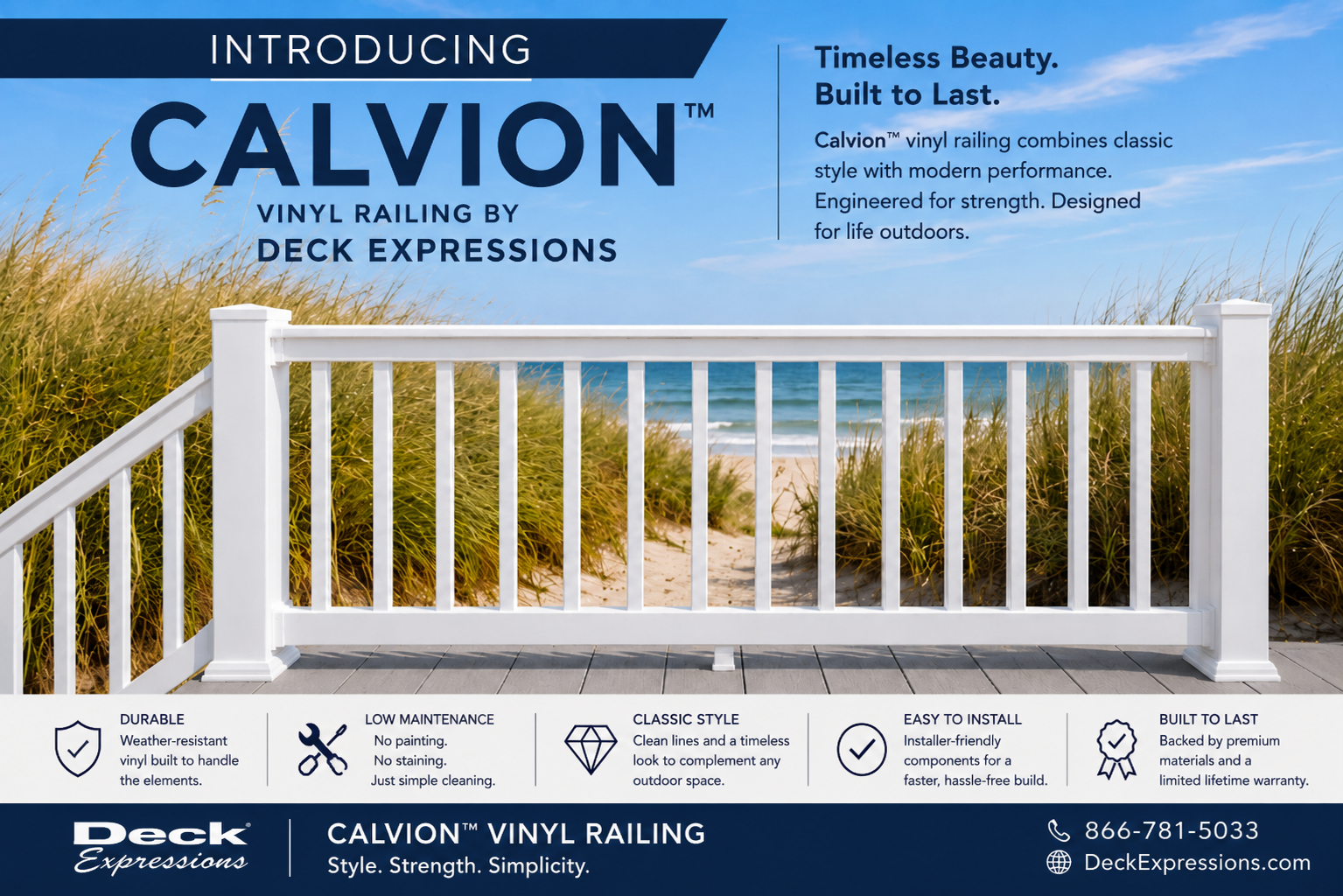 Premium Vinyl Railing