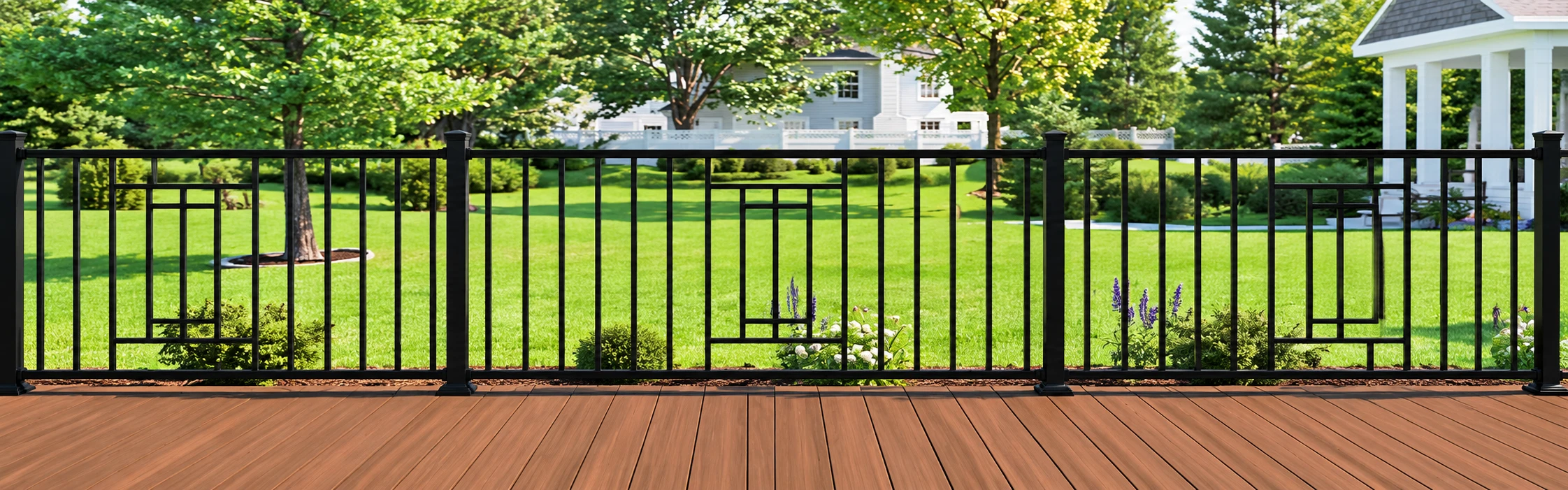 Serpentine railing