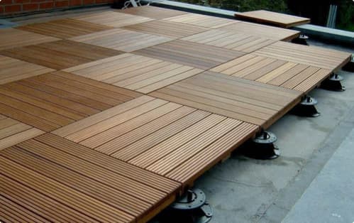 Bison Deck Tiles & Pedestals