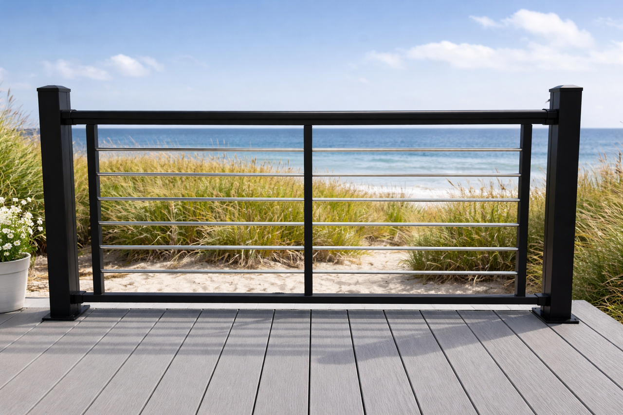 Corvek Horizontal Aluminum Railing