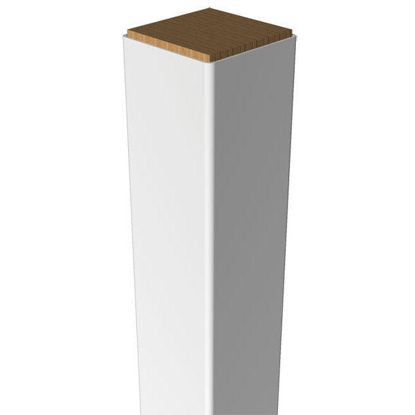 White 108" 6x6 Post Sleeve