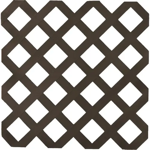 Dark Brown Classic Diamond Diamond Lattice