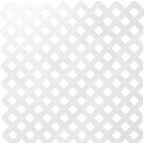 White Privacy Diamond Diamond Lattice