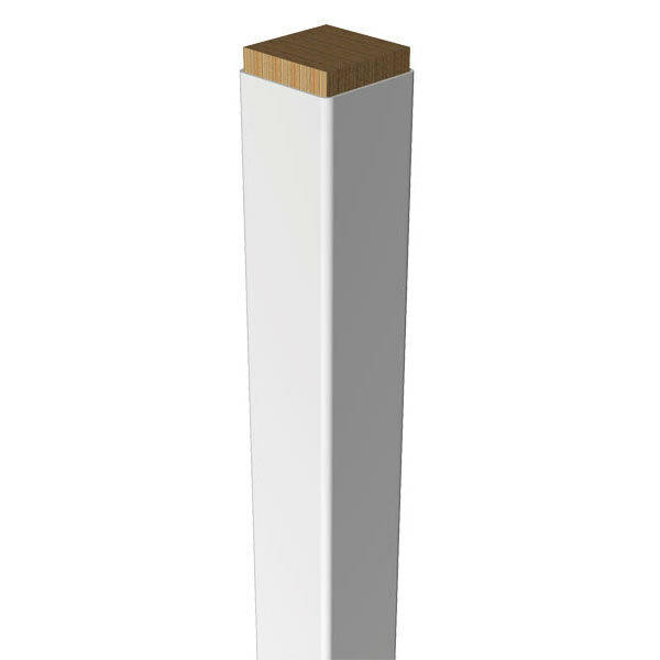 White 144" 6x6 Post Sleeve