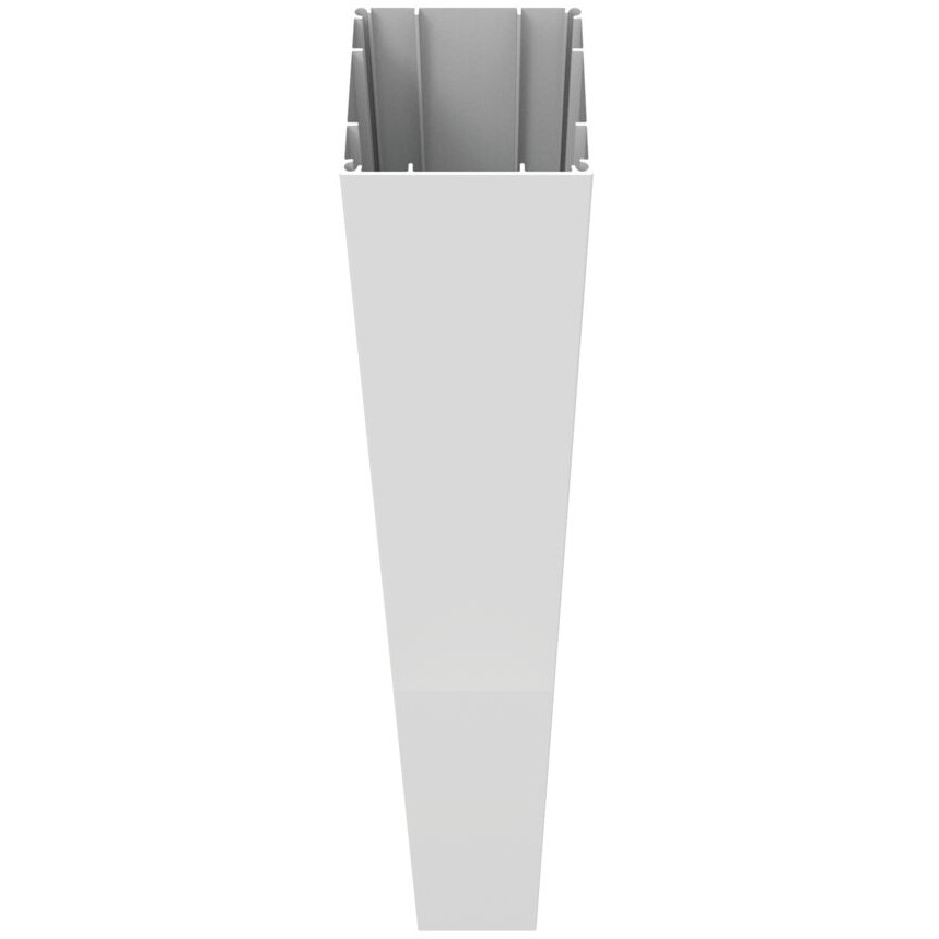 White Aluminum Posts
