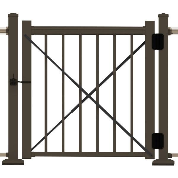Matte Bronze 36" Avalon Gate Kits with Hardware