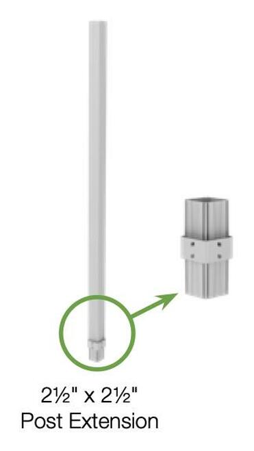 White Avalon Post Extension