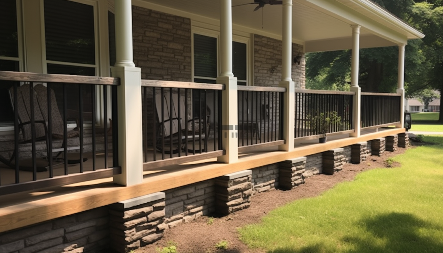 How to Replace Porch Posts Deck Expressions