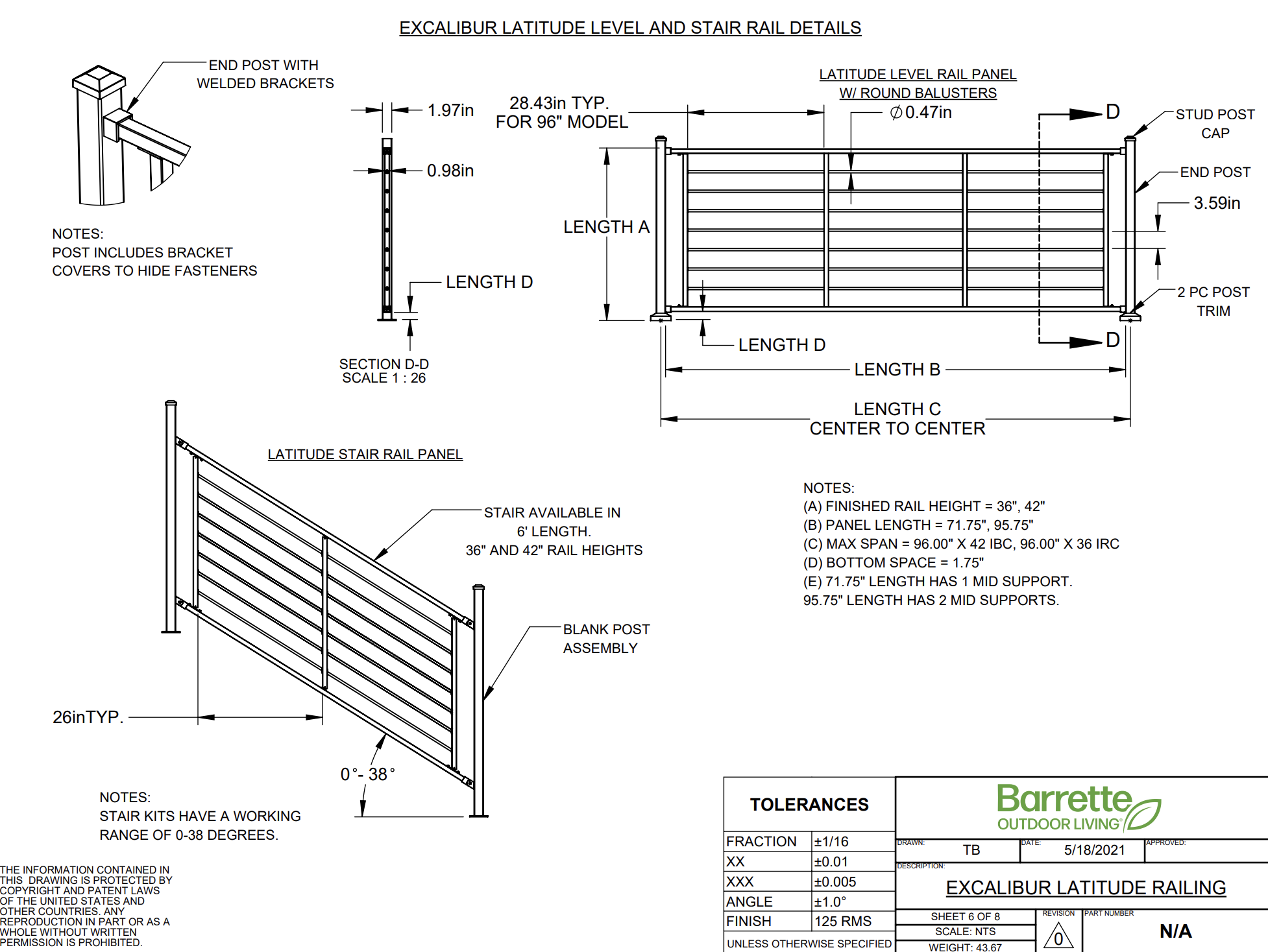 Latitudes Horizontal Railing ~ Deck Expressions