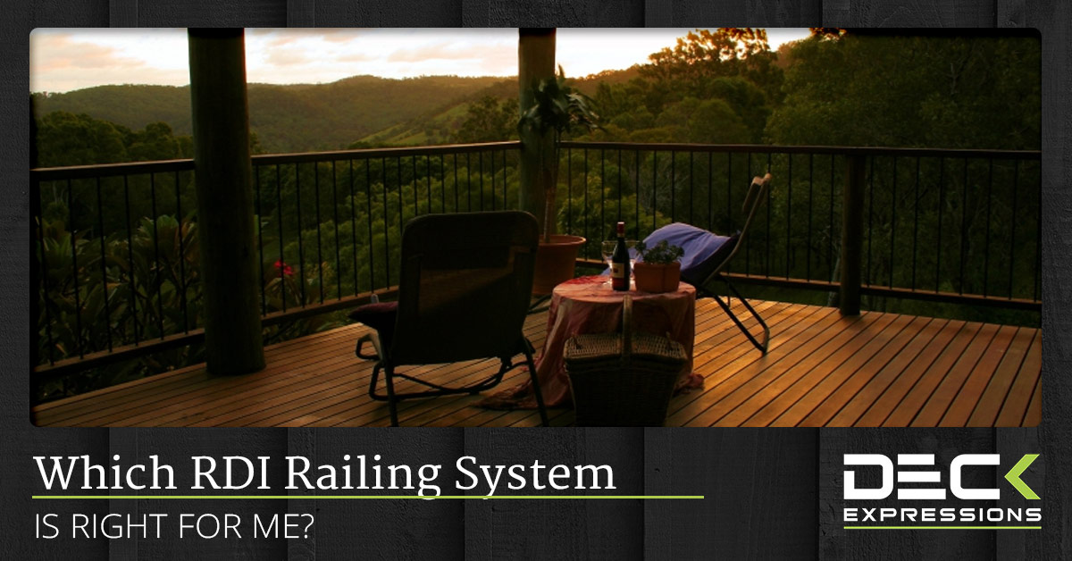 Which RDI Railing System Is Right For Me? - Deck Expressions