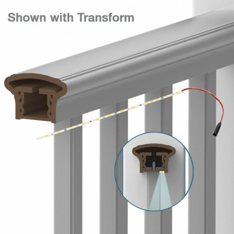 Low Voltage LED Under Rail Strip Light w/o Channel