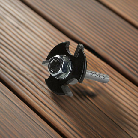 CONCEALoc Groove Cutting Router Bit