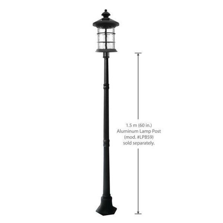 Lamp Post for Classy Caps Solar Hampton Lamp LPB59