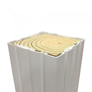 Durables 6 x 6 x 120 4 Piece Vinyl Post Wrap by Durables White