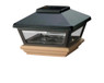 Accent Black Solar Post Cap by Deckorators