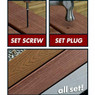 Cortex Plugs and Fasteners for Timbertech Advanced Decking
